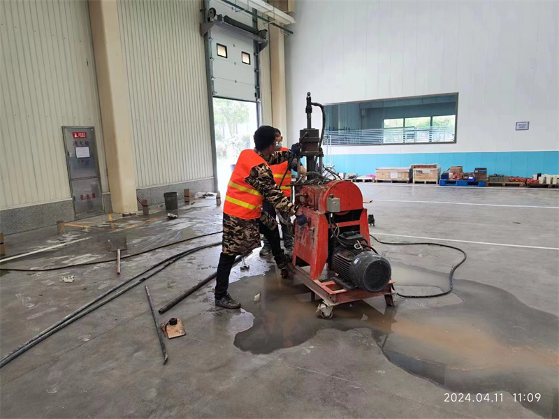 抚宁厂房地面下沉塌陷注浆加固施工